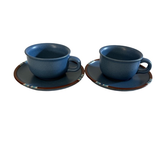 Dansk Other - Dansk International Mesa Blue Teacups & Saucers